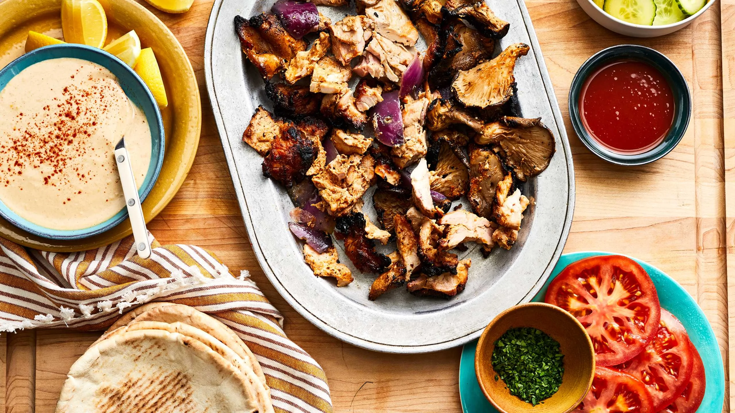 Cómo hacer un shawarma de pollo en casa