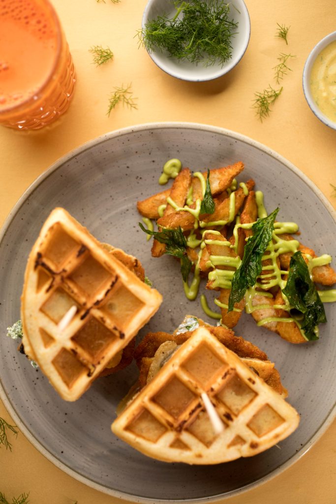 Chicken waffle | Foto: Cortesía