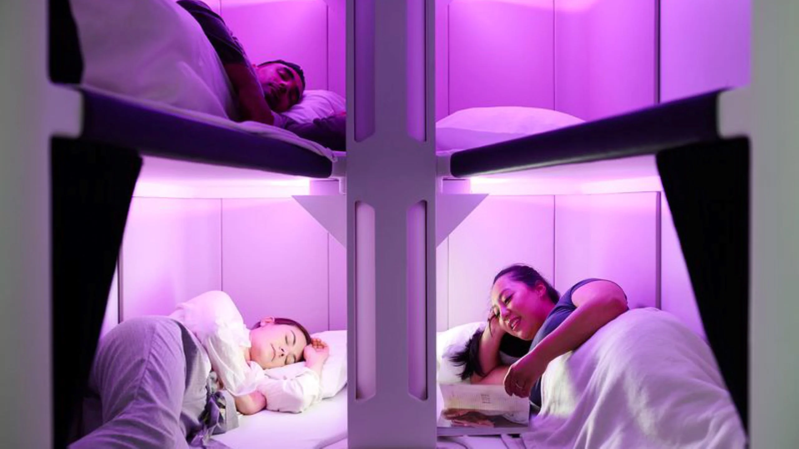 Skynests para pasajeros de clase económica llegan a Air New Zealand