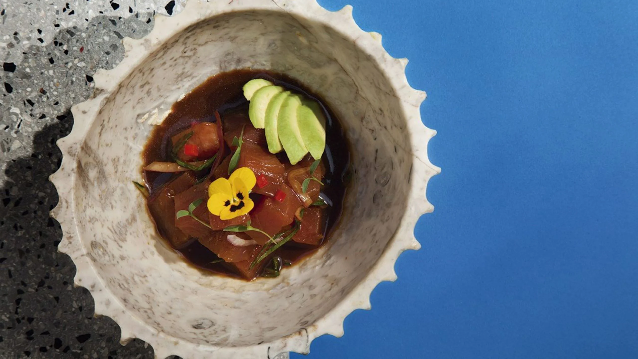Receta de aguachile de atún con sandía
