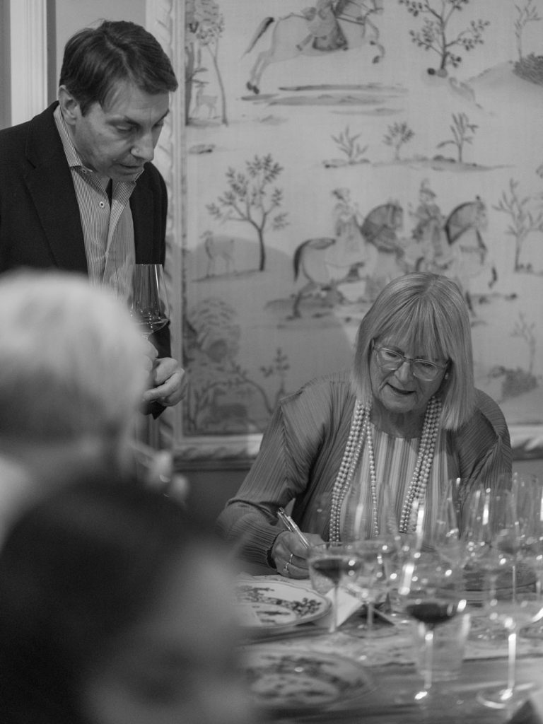 Jancis Robinson e Ivan Rapuzzi en Rosetta