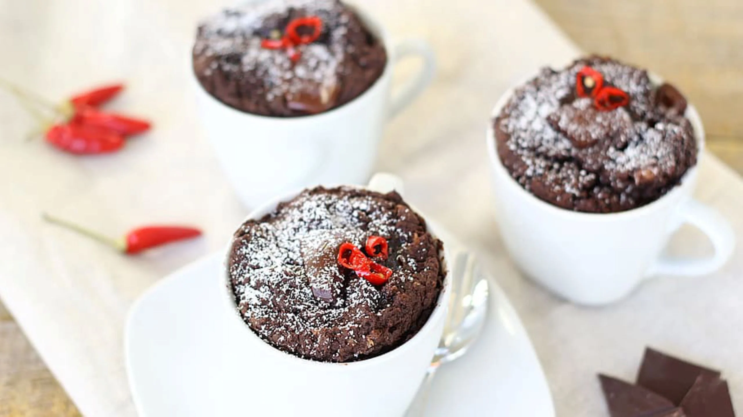 Receta de pastel de chocolate en el microondas