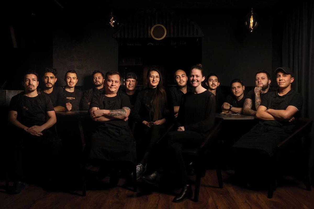 Equipo del restaurante Humo Negro