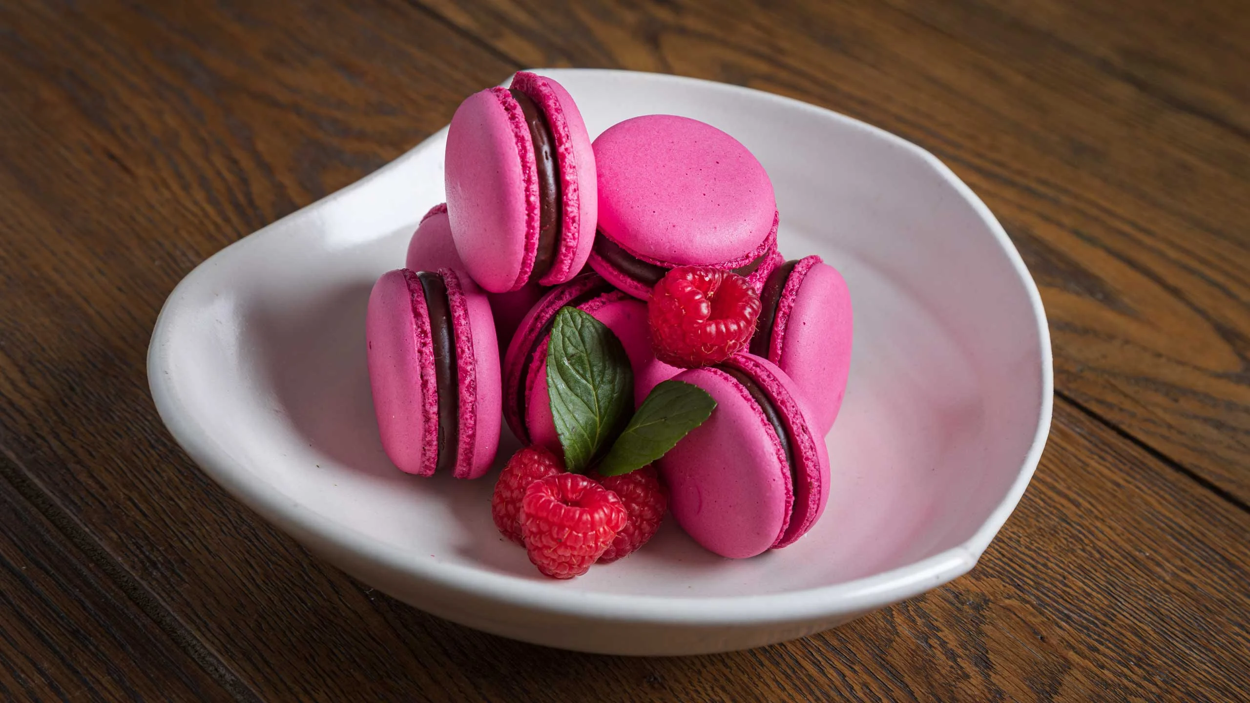 Receta de macarons de frambuesa