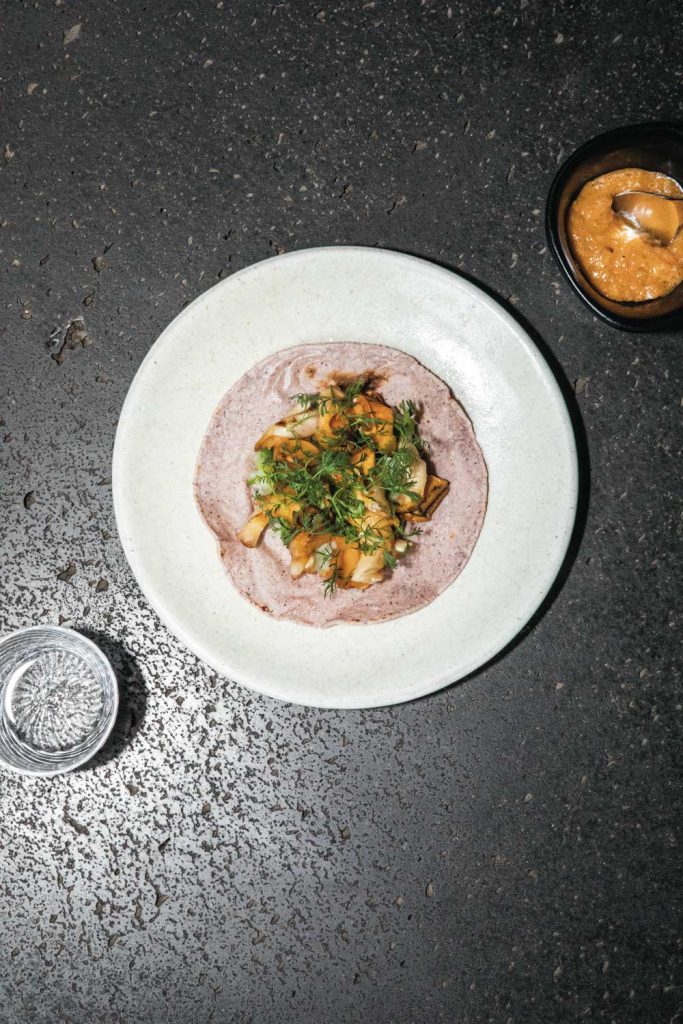 Receta de taco de carnitas de caracol de Pujol