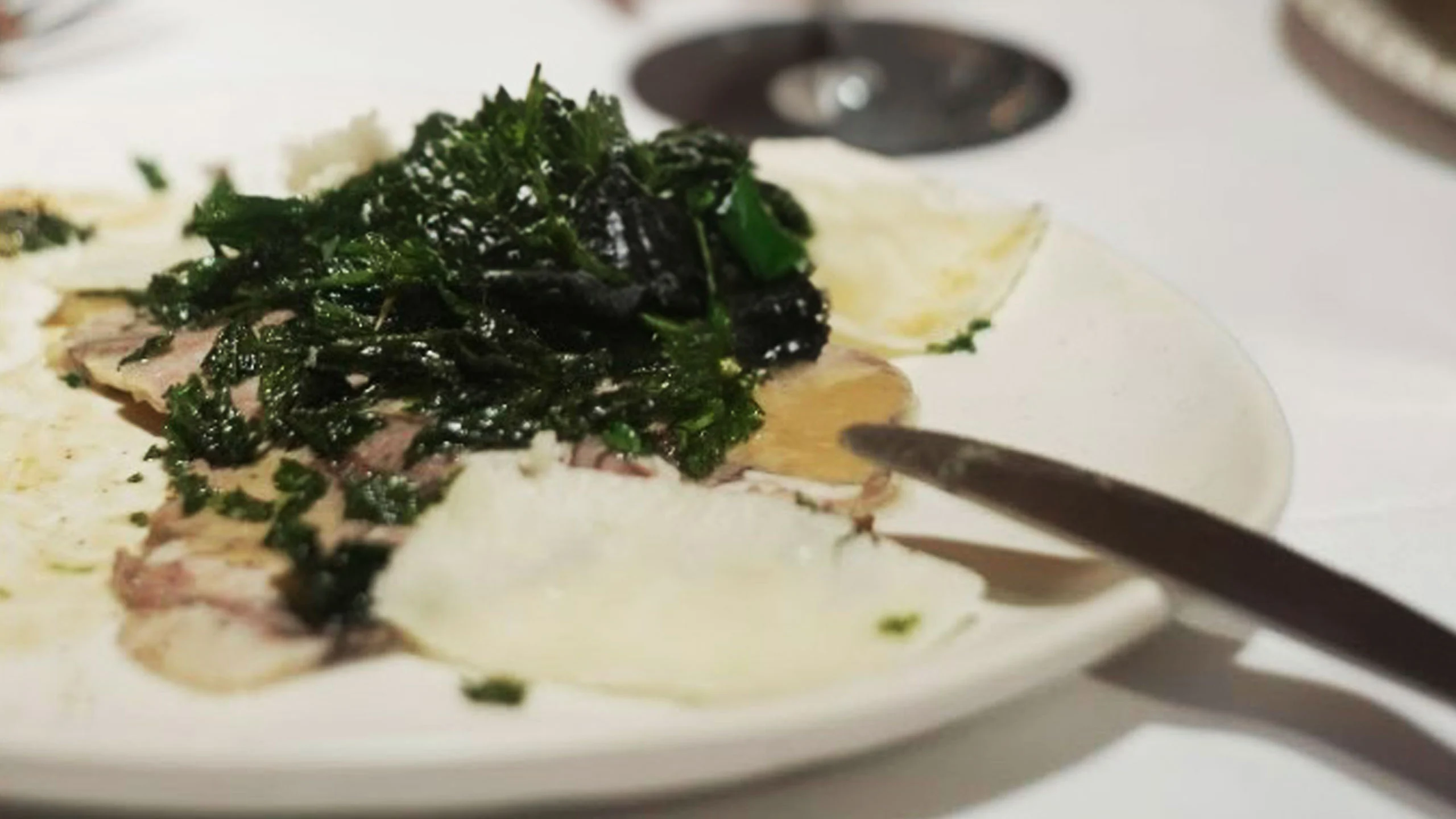 Receta: carpaccio de lengua de res