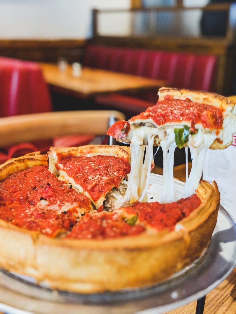 pizza estilo chicago