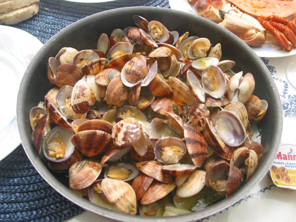 Comida en Portugal Ameijoas a Bulhao Pato