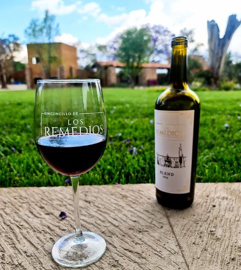 Rancho Los Remedios, vino tinto