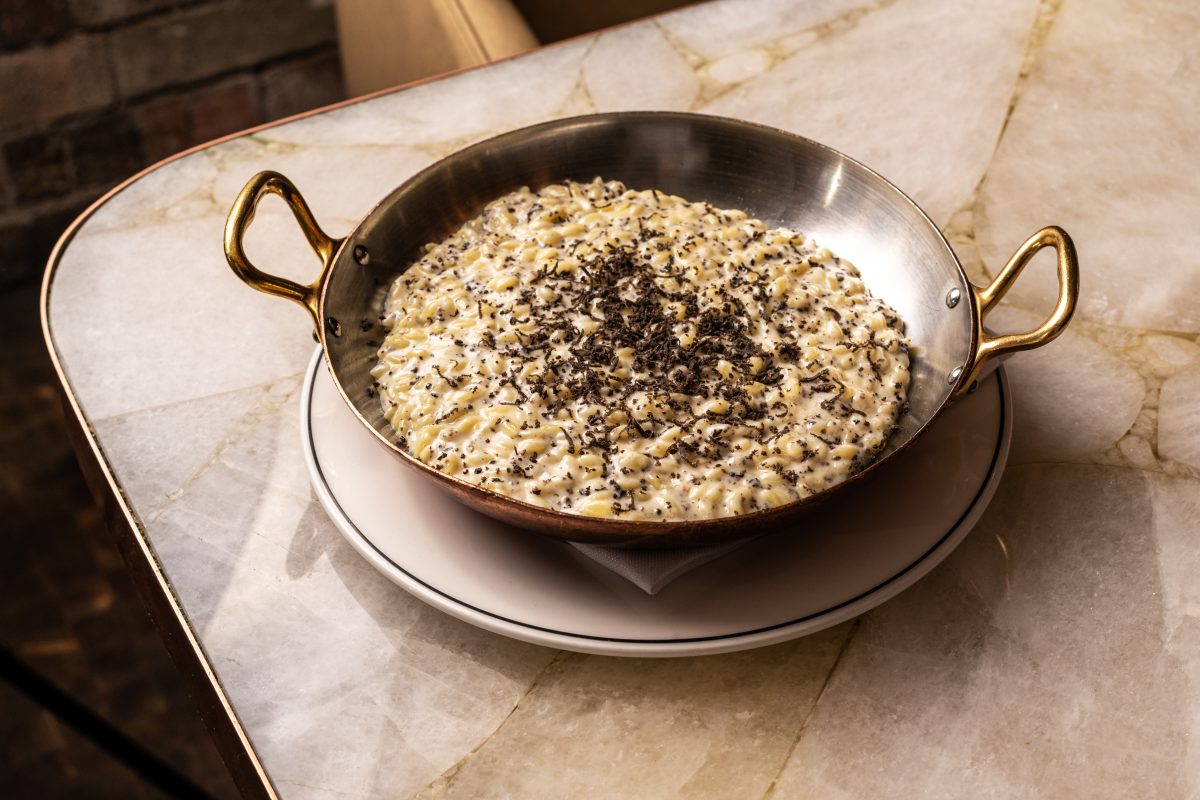 TATEL Risotto de sémola con trufa