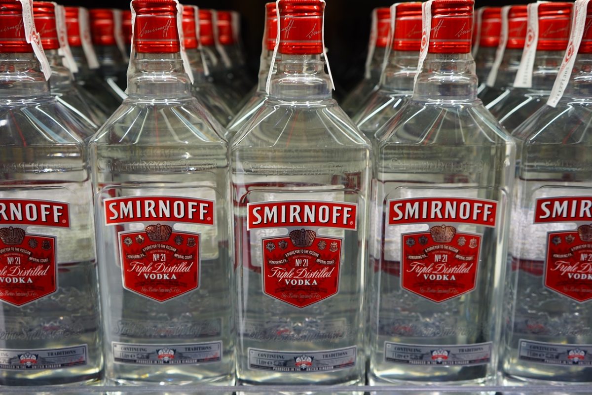 Moscow mule smirnoff vodka