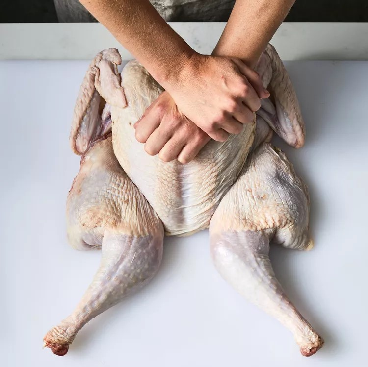 como marinar un pavo en seco
