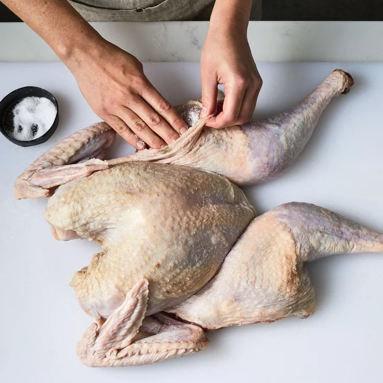 como marinar un pavo en seco