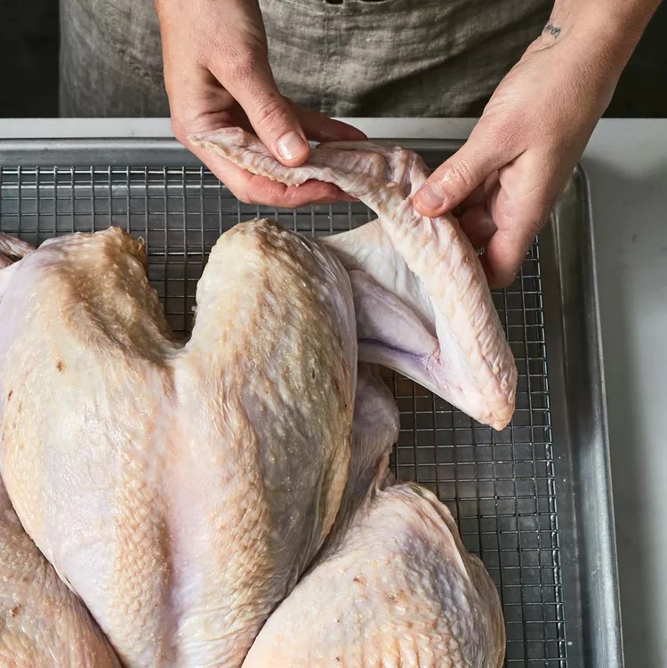 como marinar un pavo en seco