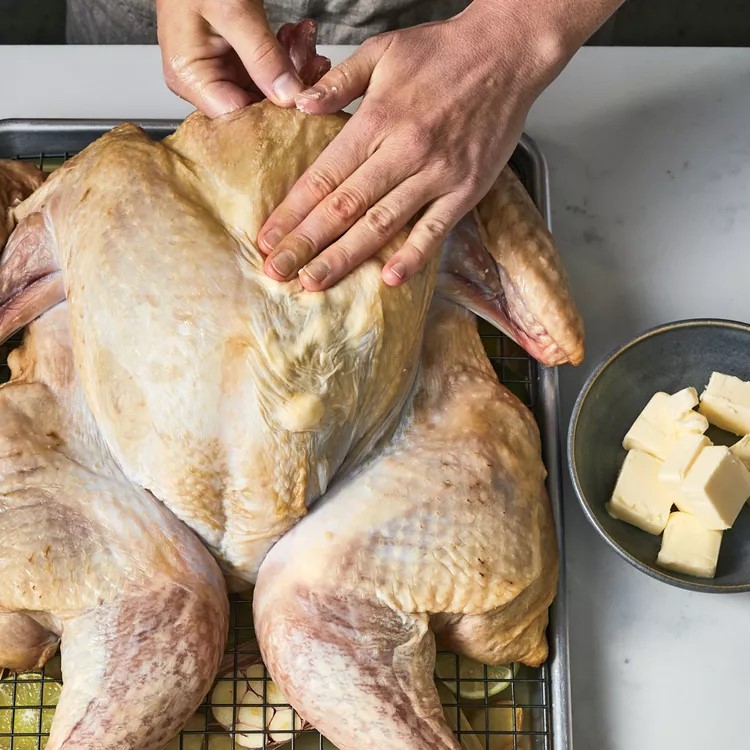 como marinar un pavo en seco