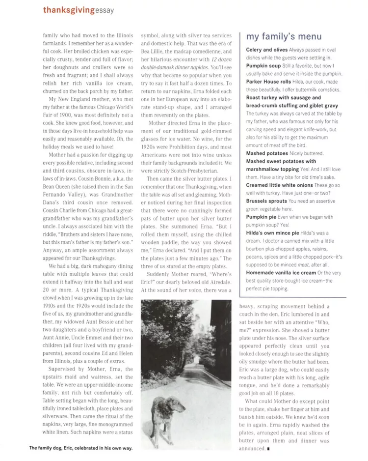 Como Julia Child celebra thanksgiving
