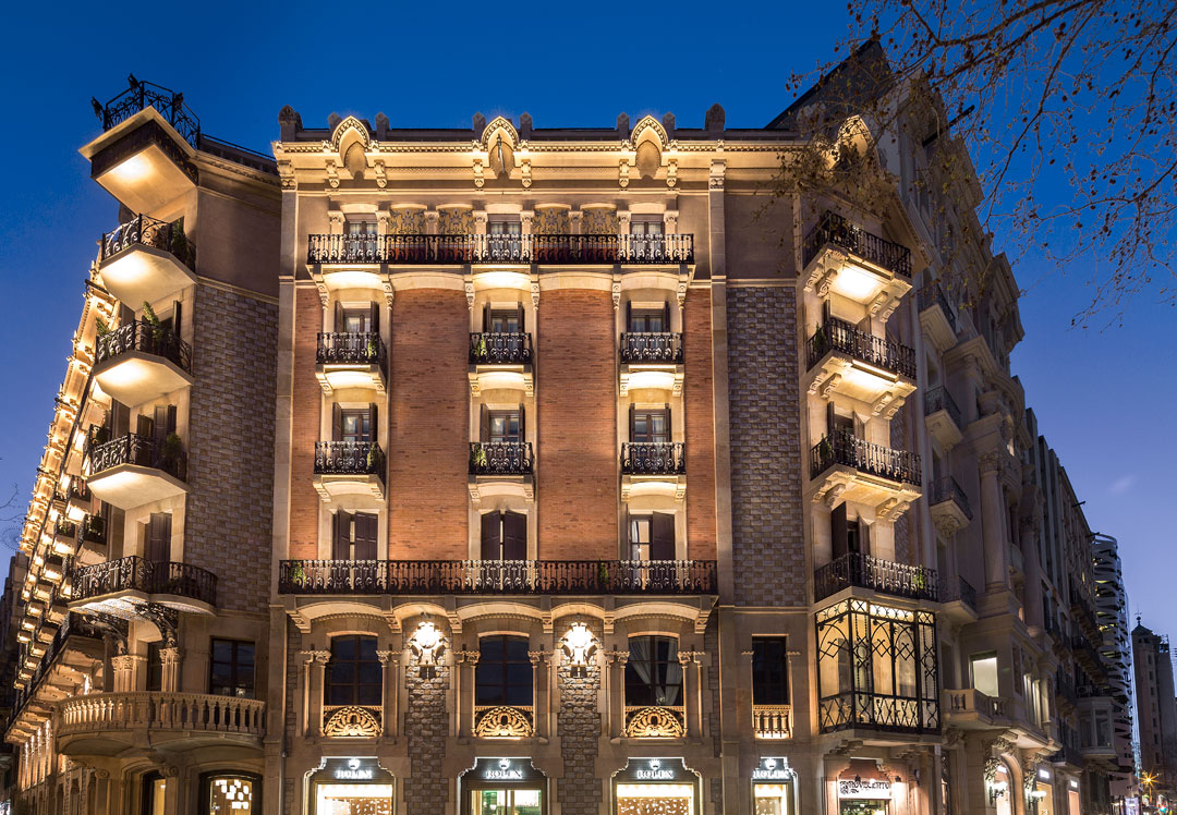 The Monument Hotel se ubica en Paseo de Gracia, la avenida más elegante y exclusiva de Barcelona