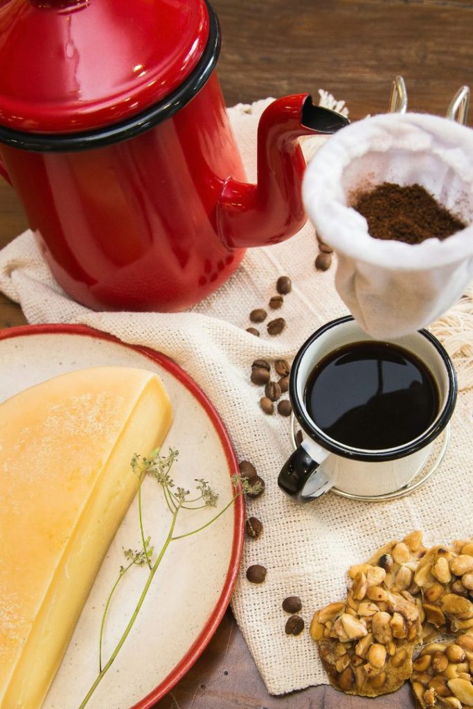 Maridaje de café con queso