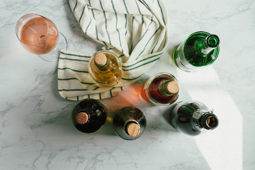 Botellas de vino