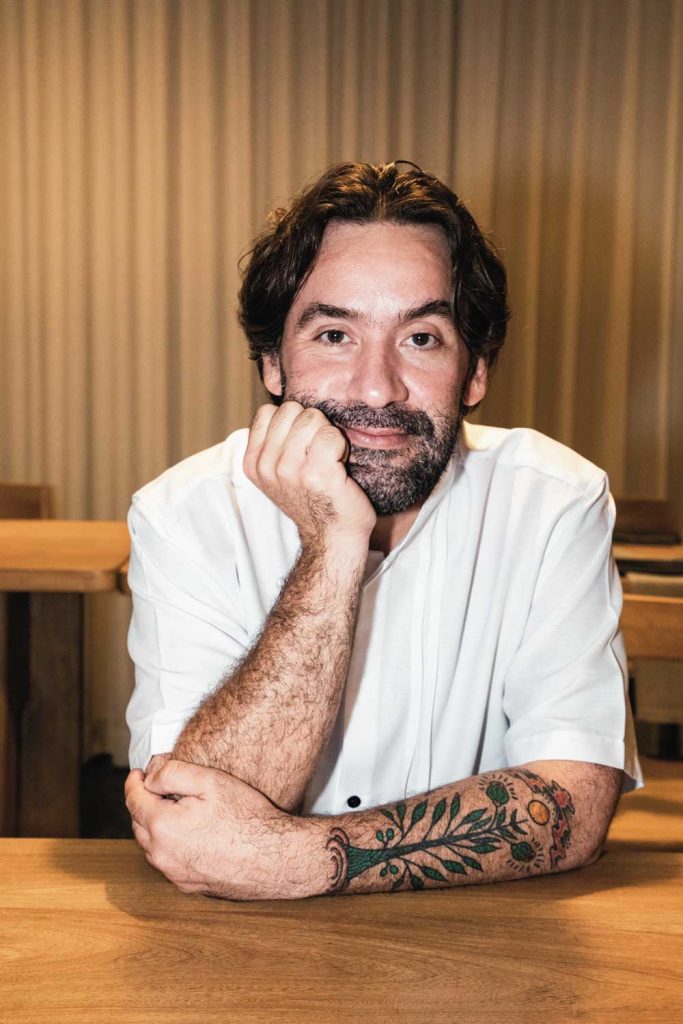 El chef Mario Castrellón en Casa Paladar