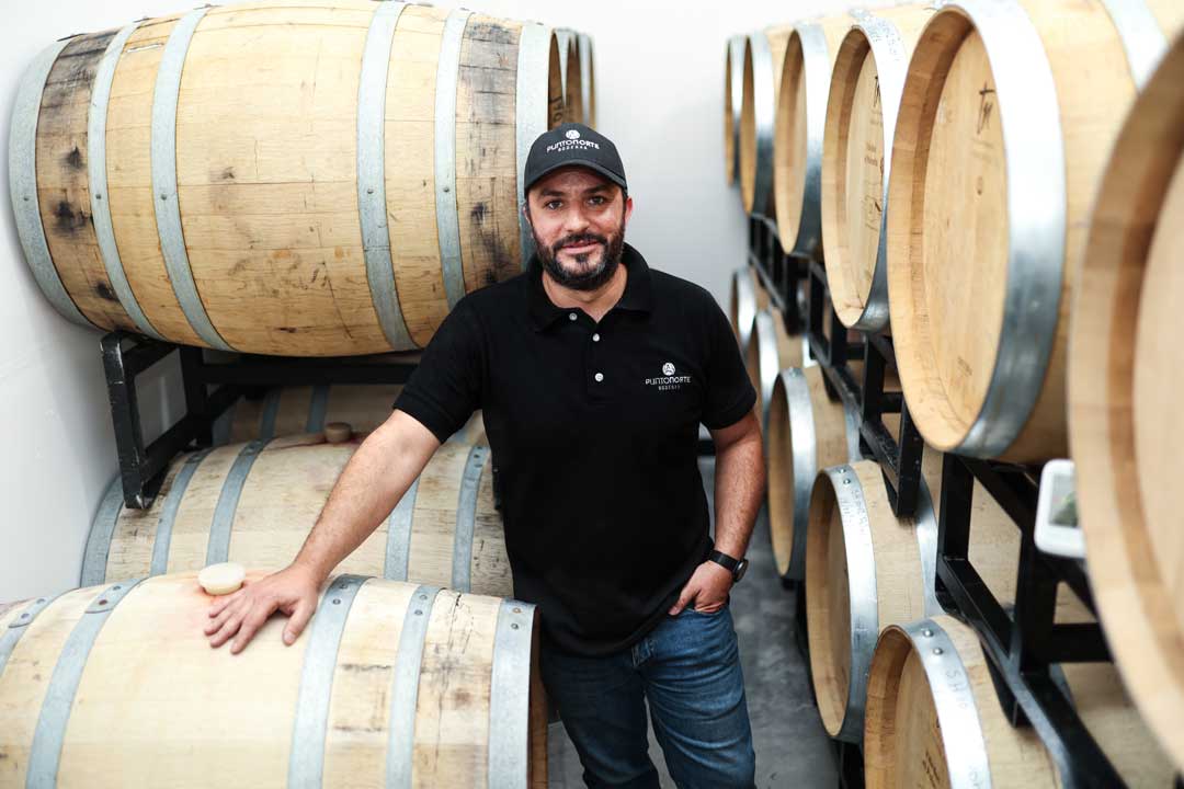 Luis Rosas, enólogo de Bodega Punto Norte