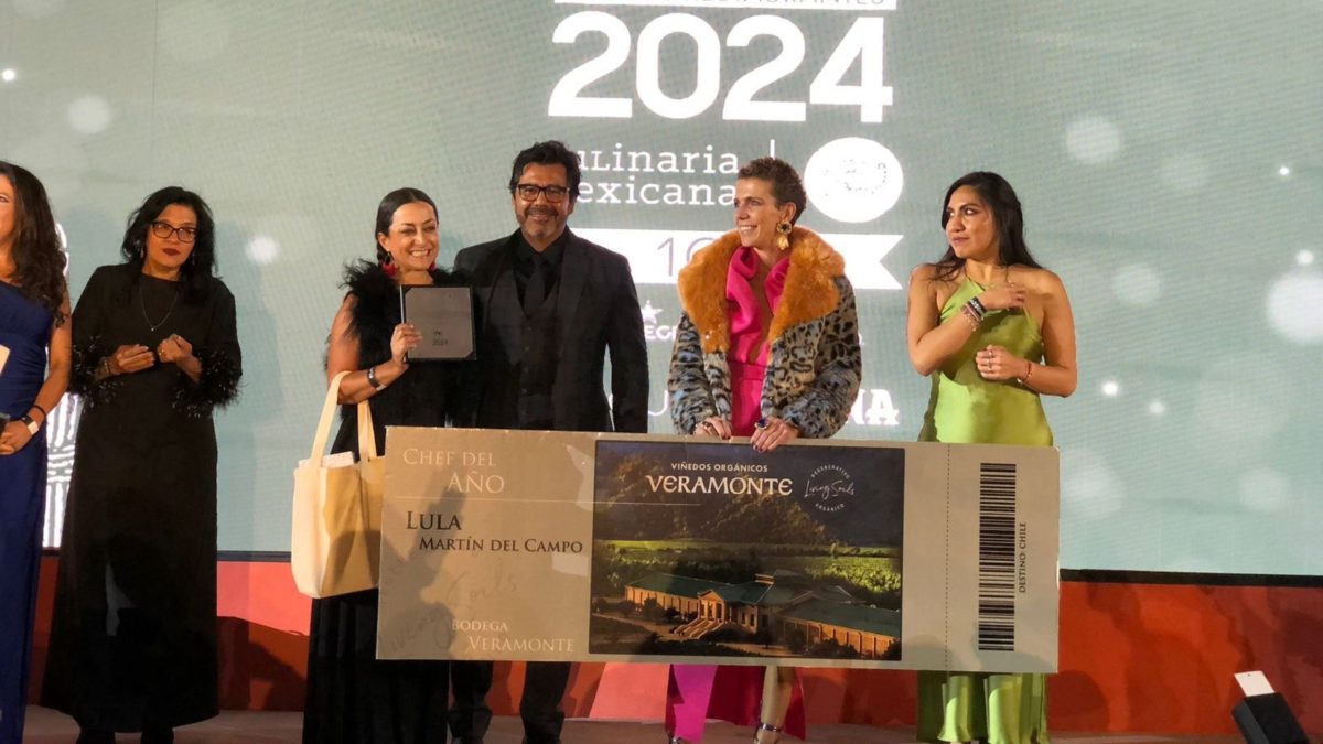 Lula Martín del Campo, Premio a la Chef del Año por la Guía México Gastronómico
