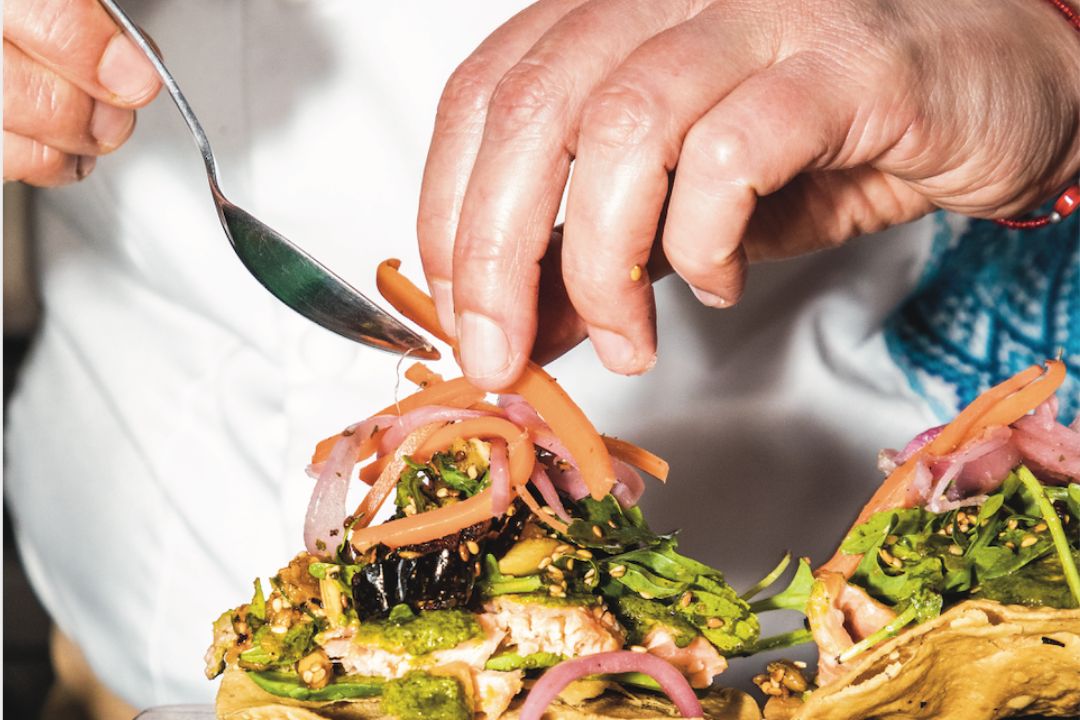 Recetas con trucha: Tostadas San Pancho