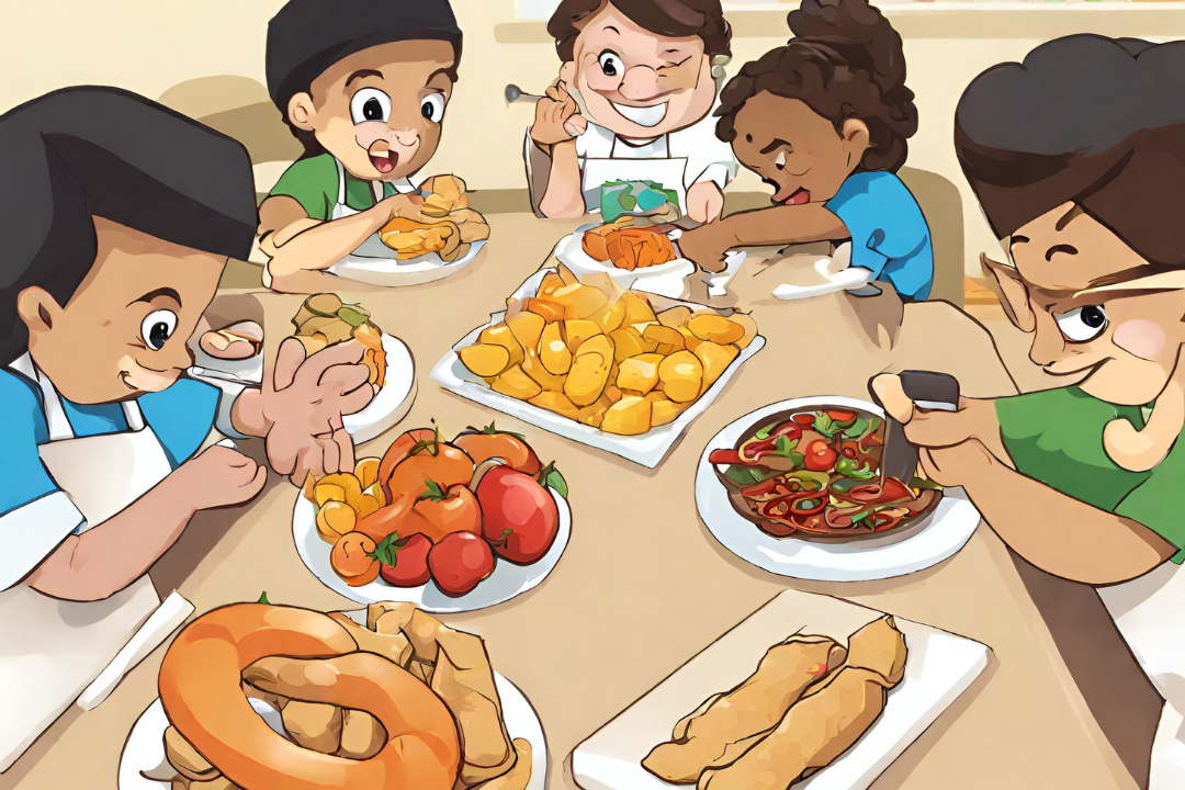 Juegos gastronómicos creativos para los niños