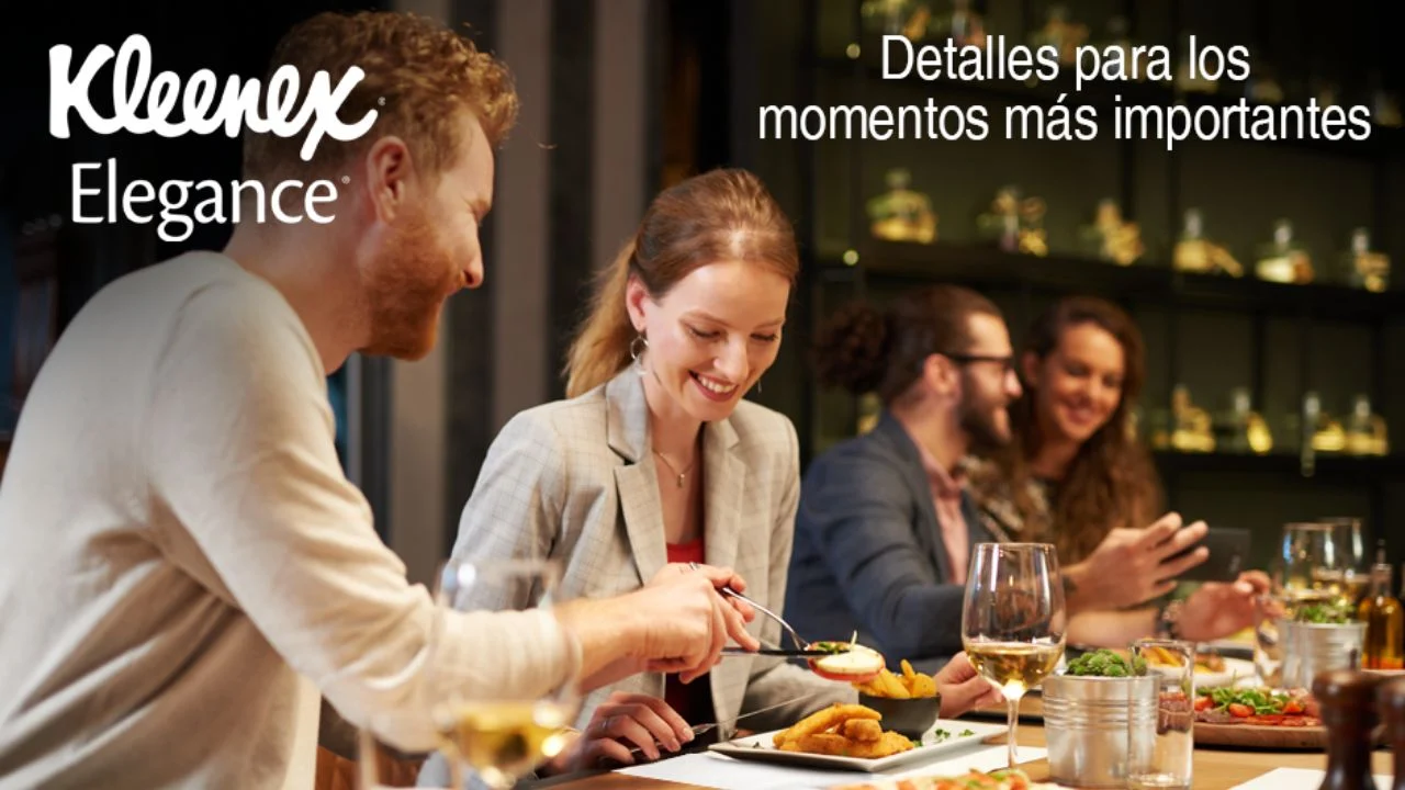 Kleenex, el acompañante ideal de las buenas comidas.