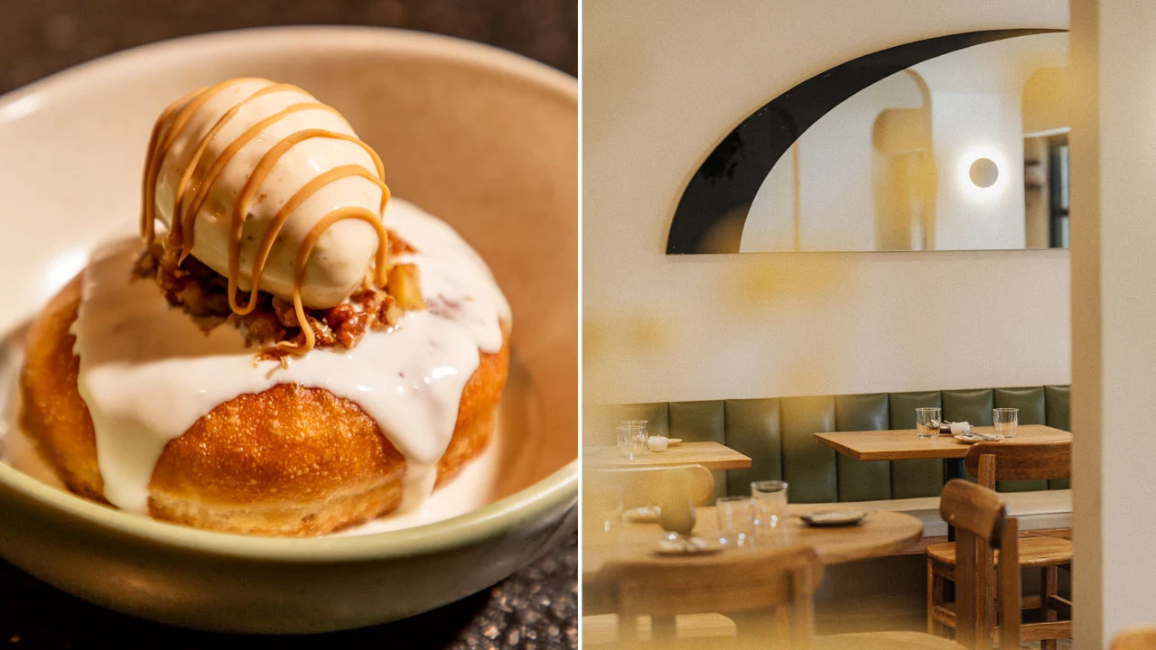 Derecha: Ho-tteok, el postre más goloso de Jowong; izquierda: el espacio fue diseñado por Dara Yoon | Fotos: Cortesía