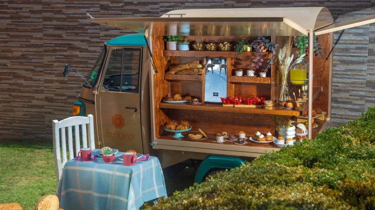 Buñuelo lanza servicio de catering sobre ruedas