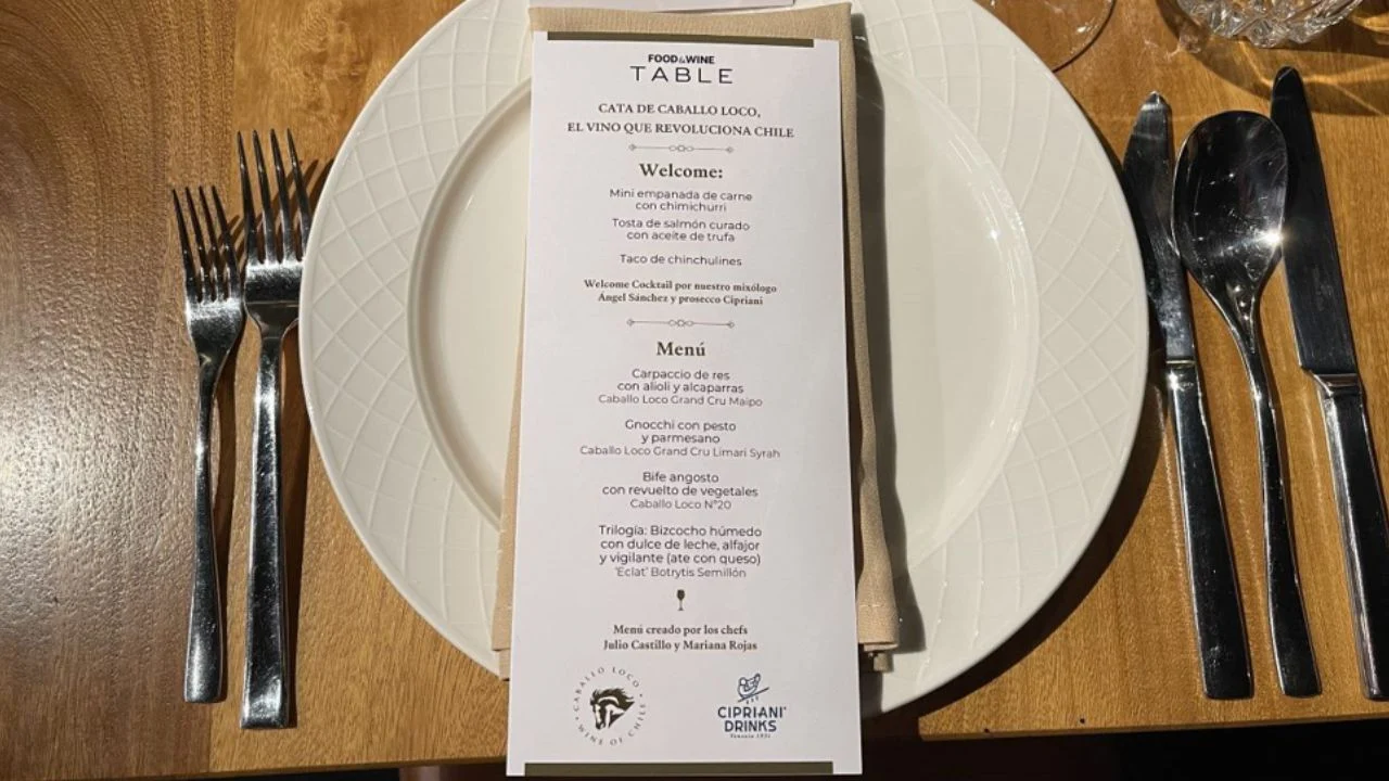 Experiencias Table: chefs de casa preparan menú inspirado en los vinos Caballo Loco