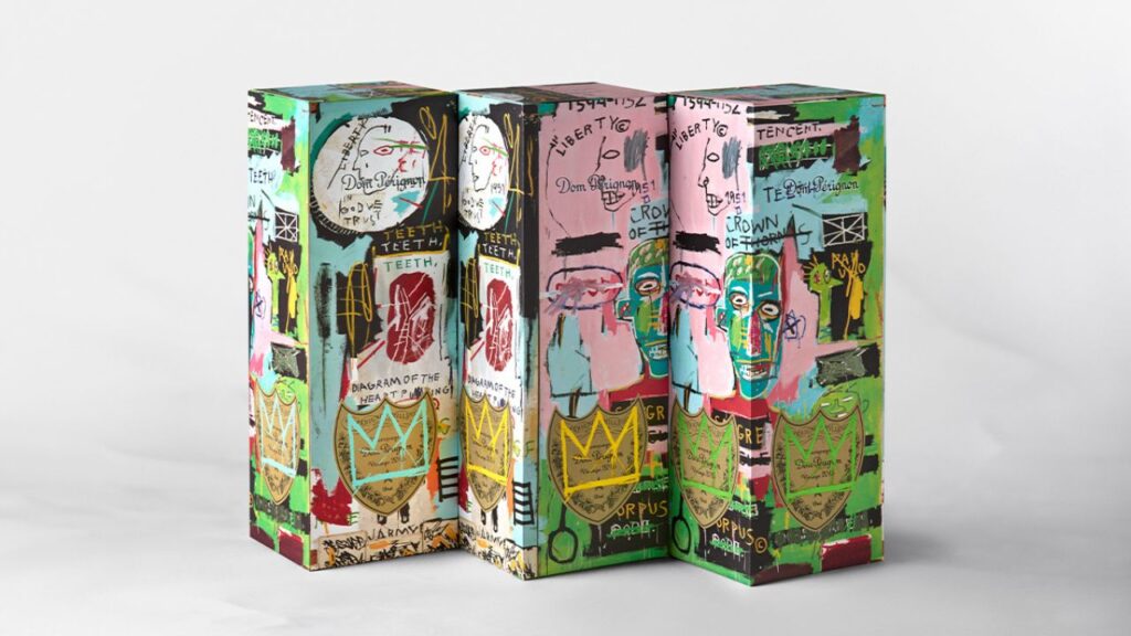 Arte y burbujas: Dom Pérignon rinde tributo a Jean-Michel Basquiat