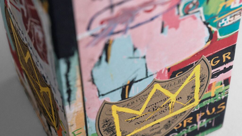 Arte y burbujas: Dom Pérignon rinde tributo a Jean-Michel Basquiat