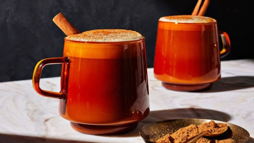 Latte de jengibre para las tardes de otoño que ya anuncian el invierno