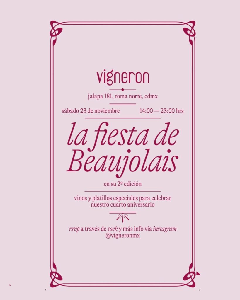 Agenda Food & Wine del 21 al 24 de noviembre