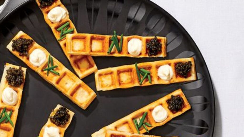Día Mundial del Waffle: celébralo con caviar