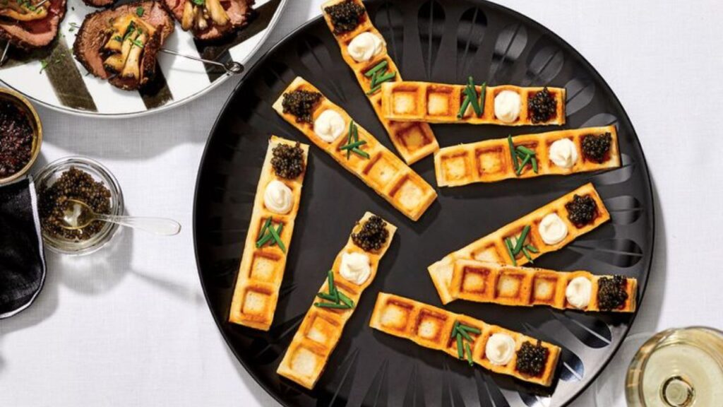 Día Mundial del Waffle: celébralo con caviar