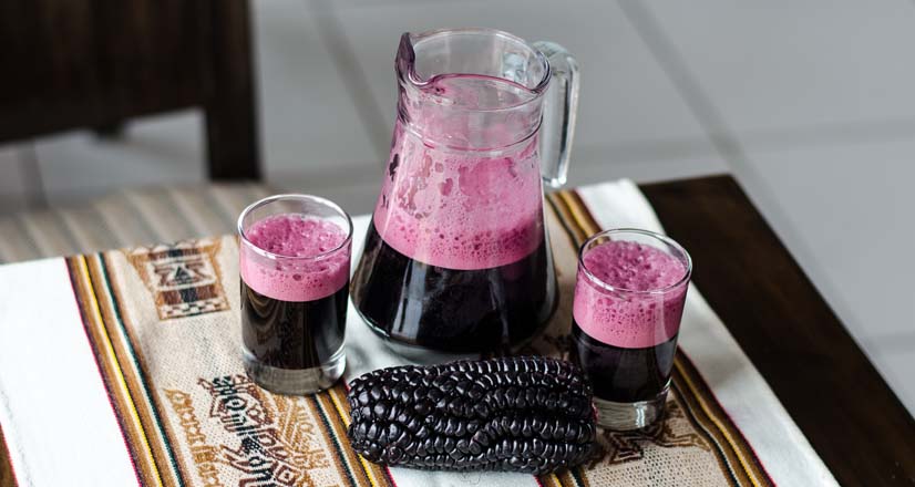 Chicha morada: la emblemática bebida de origen inca de propiedades antioxidantes
