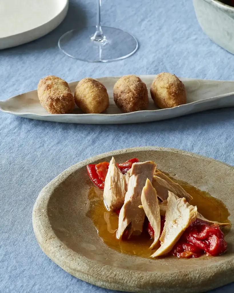 Croquetas y escabeche