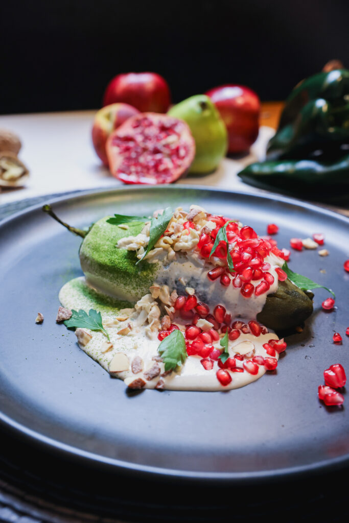 Chiles de Nogada con toque de autor en la CDMX