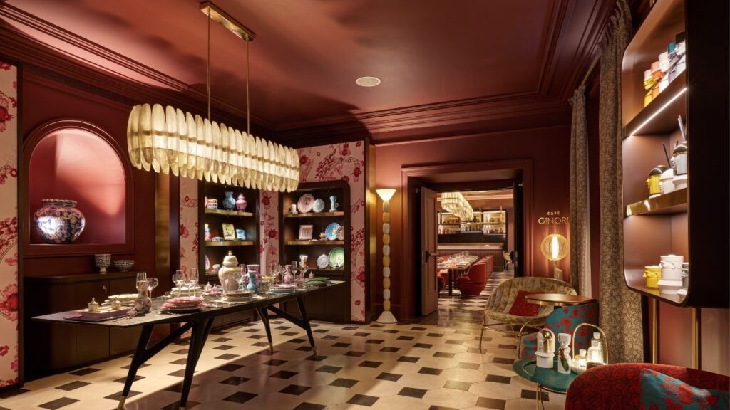 Hospitalidad y lujo italiano en el nuevo Café Ginori 