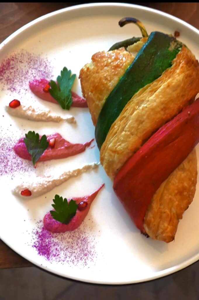 Chiles de Nogada con toque de autor en la CDMX