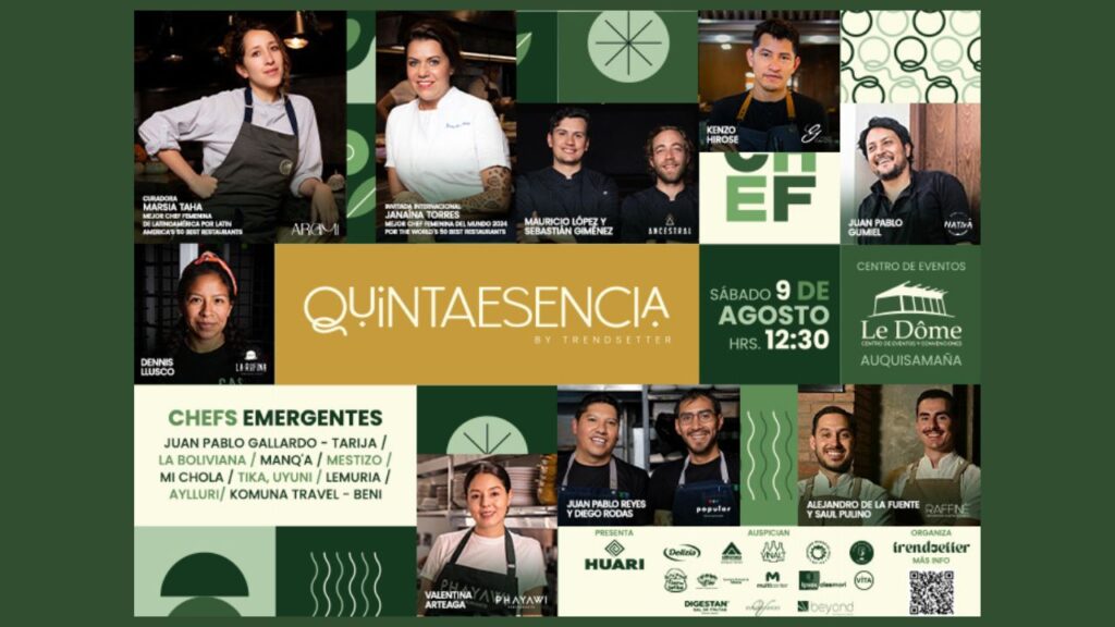 Marsia Taha y Janaína Torres cocinarán juntas en Bolivia