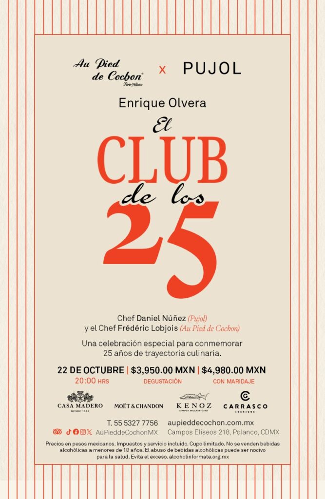 Au Pied de Cochon celebra 25 años al estilo de Pujol