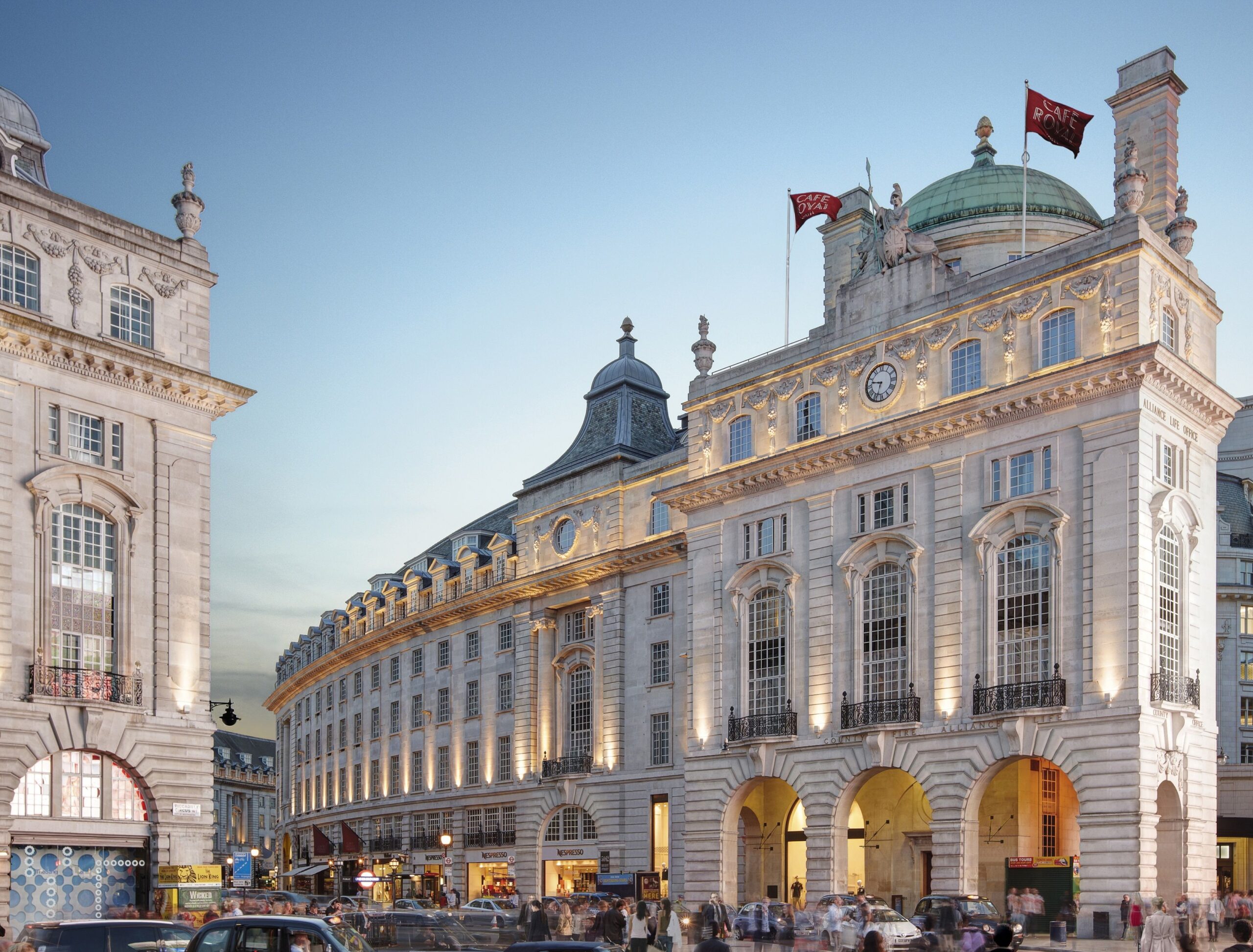 Hotel Café Royal: epicentro de lujo londinense