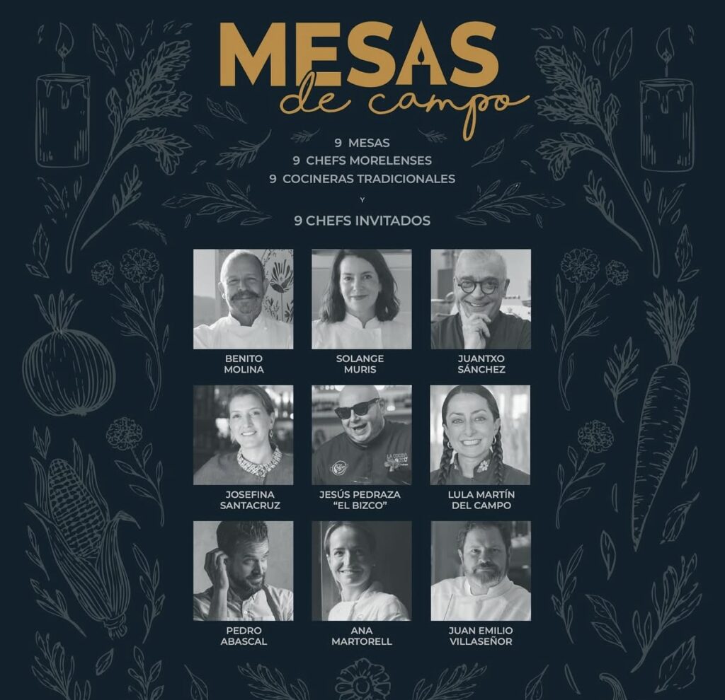 Mesas de Campo 2025: cocina morelense a fuego lento