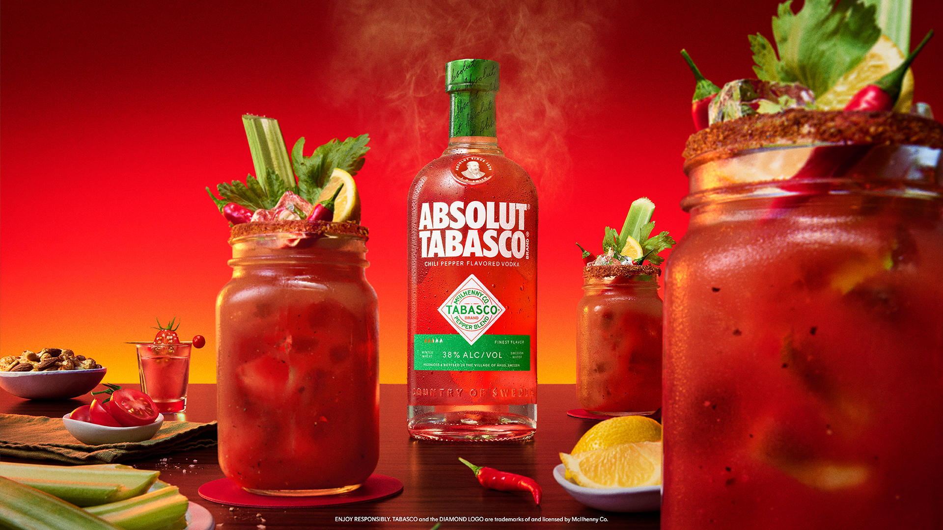 Dos íconos del sabor se encuentran en ABSOLUT® TABASCO™