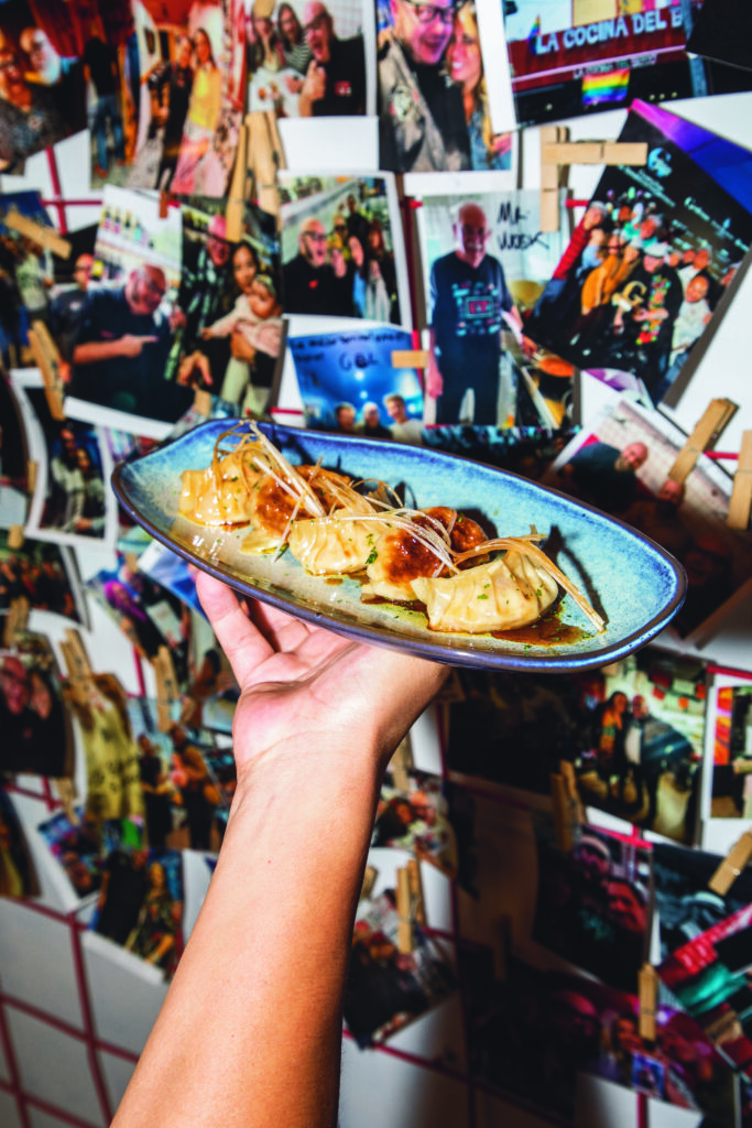 Gyozas rellenas de zamburiñas: un cruce entre Galicia y Asia