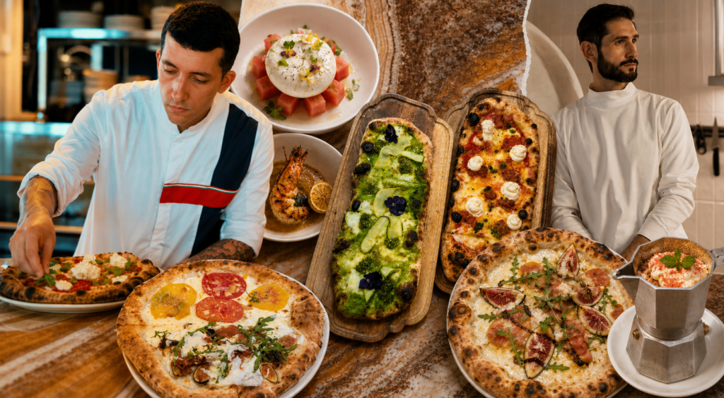 Una noche de pizza y vanguardia en la Roma